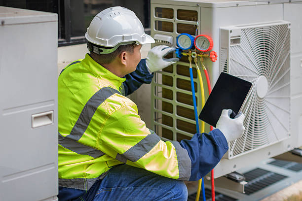 Professional Heat Pump Repair technician working in Middleville, NY